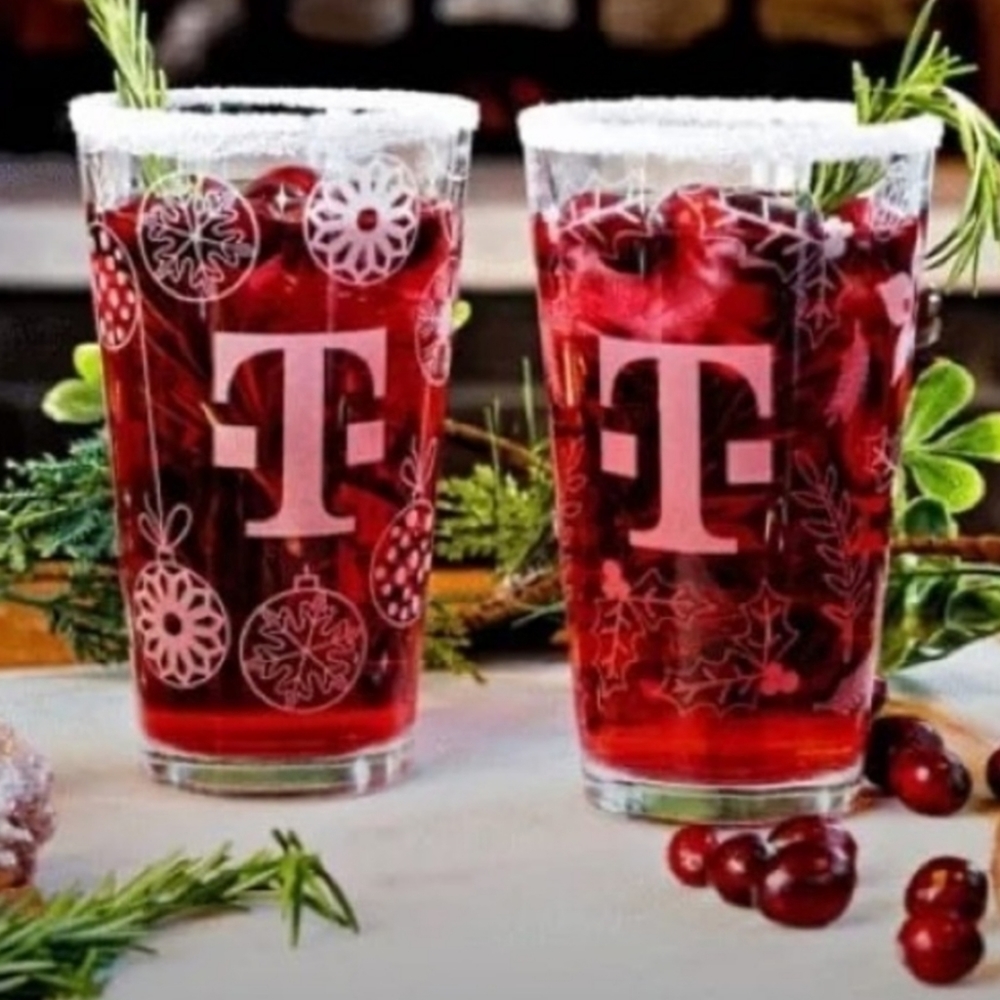 2 TMobile Holiday Glasses